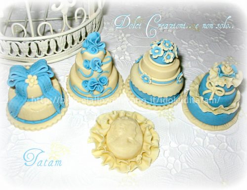 Blue Miniature Cake