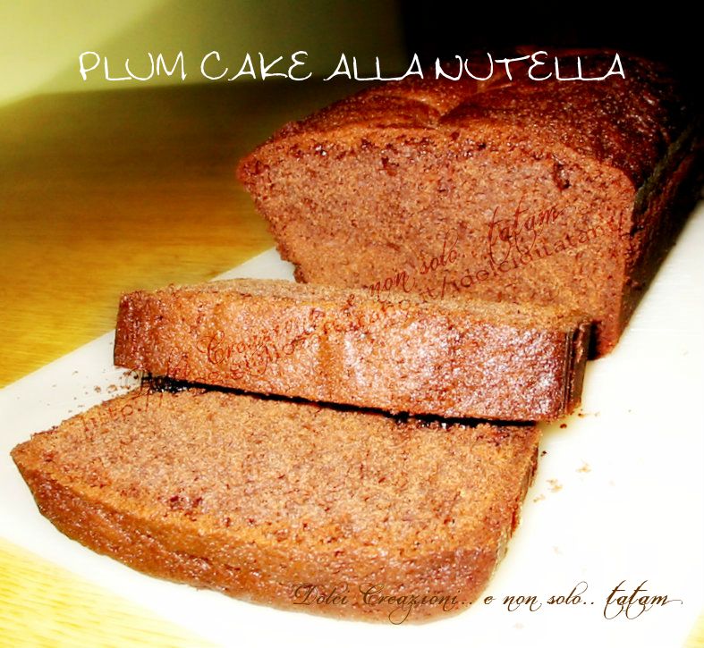 Plum Cake alla Nutella e Miele