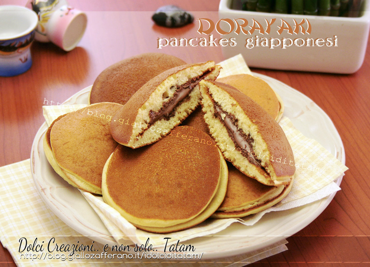 Dorayaki pancakes giapponesi alla Nutella
