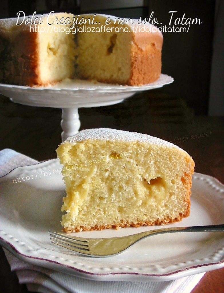 Torta soffice con crema al limone