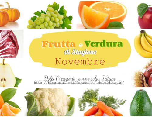Frutta e verdura di stagione – Novembre