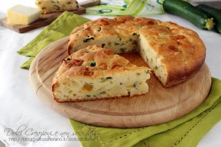 Torta salata di zucchine e formaggi