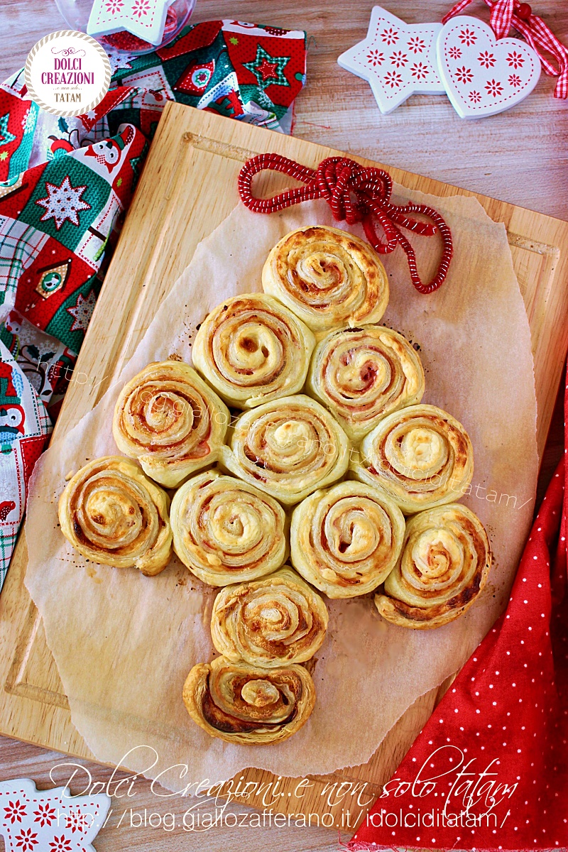 Albero Di Pasta Sfoglia Salato Antipasto Per Natale Con Video Ricetta