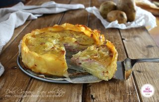 Tortino di patate al forno