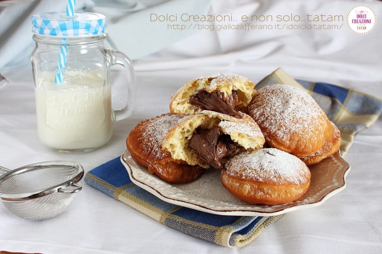 Bomboloni veloci alla nutella senza lievitazione ...