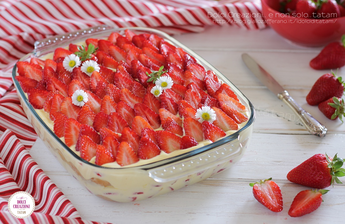 Tiramisù alle fragole ricetta giallo zafferano