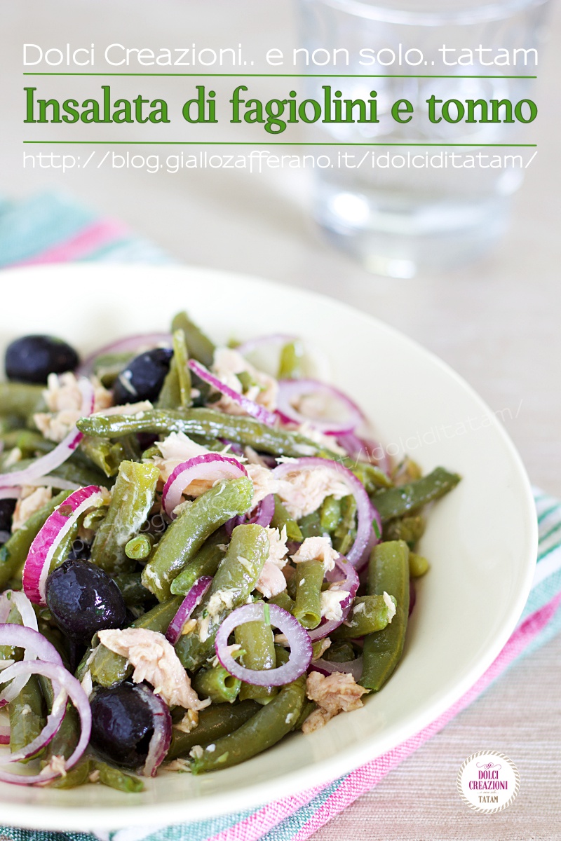 Insalata di fagiolini e tonno