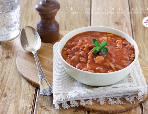 Zuppa di Fagioli al pomodoro, un perfetto comfort food
