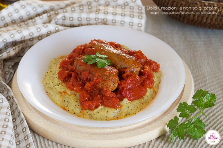 Polenta Taragna Con Salsicce Al Sugo - Dolci Creazioni.. E Non Solo.. Tatam