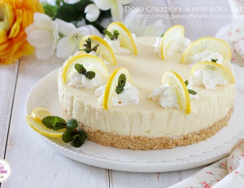 Cheesecake al limone senza cottura