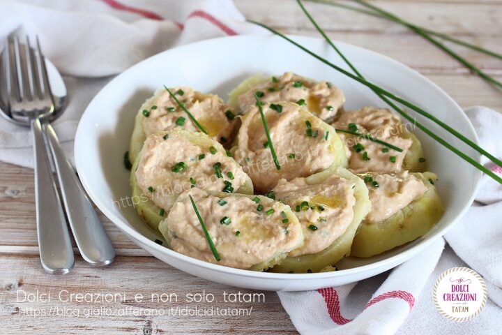 patate lesse con salsa tonnata