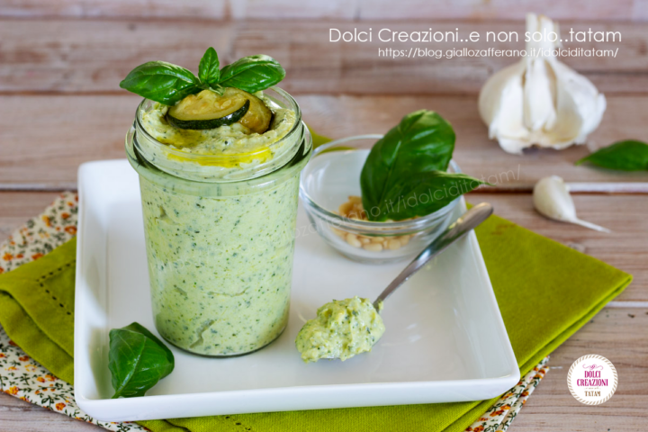 Pesto di zucchine e ricotta