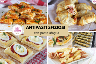 Antipasti sfiziosi con pasta sfoglia