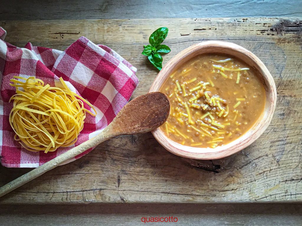 Pasta E Lenticchie Velocissima Col Bimby In Un Attimo E Pronta