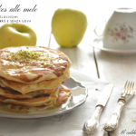 Pancakes alle mele senza uova e burro