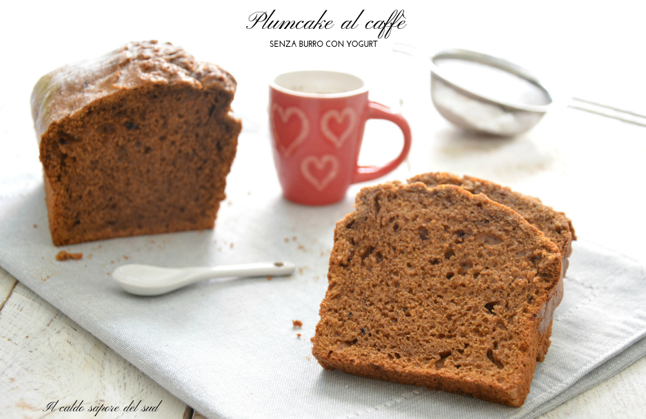 Plumcake al caffè senza burro con yogurt