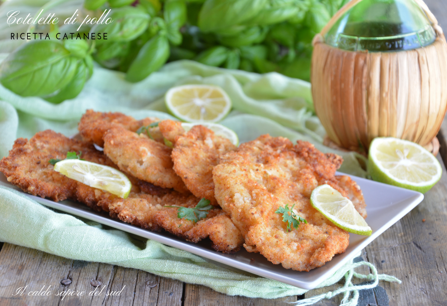 Cotolette di pollo alla catanese ricetta semplice