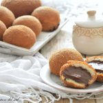 Iris catanese con crema al cioccolato