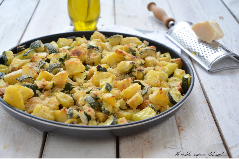 Patate e zucchine gratinate al forno: così croccanti non le avete mai ...