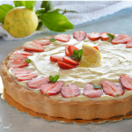 Crostata di fragole e mascarpone con cioccolato bianco