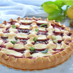 Crostata di crema e fragole