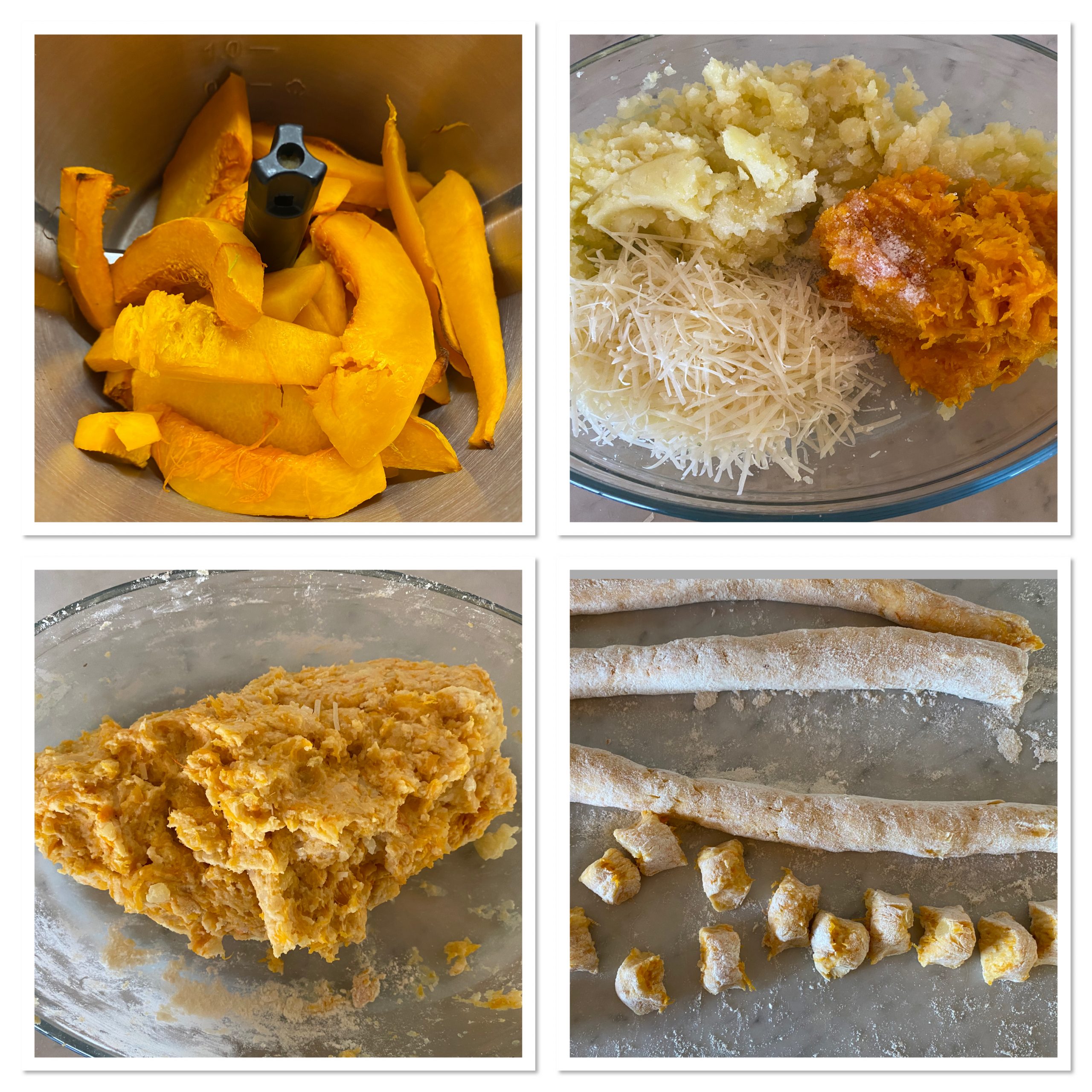 Gnocchi di zucca e patate senza uova