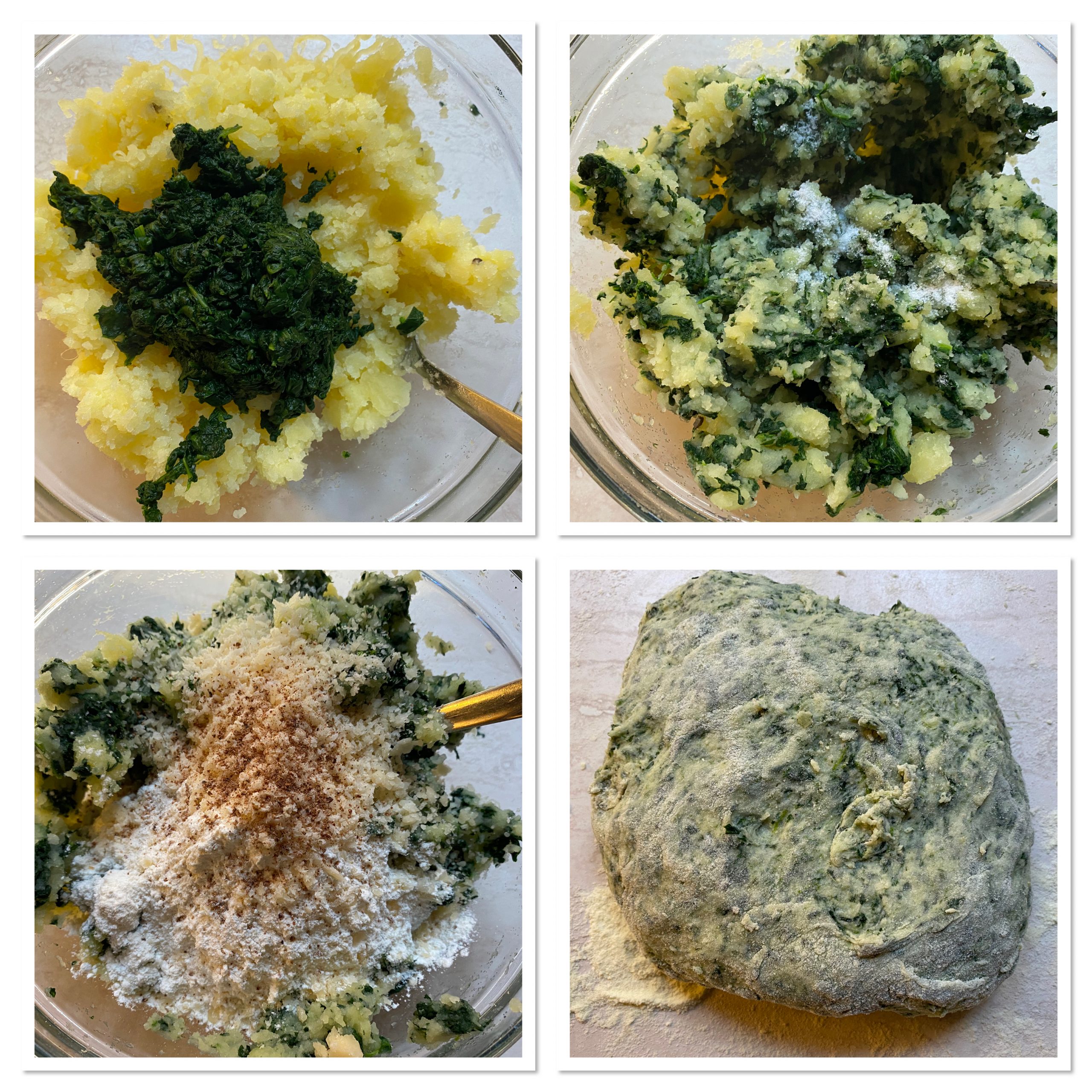 Sciacquate gli spinaci e scartate le foglie più dure e vecchie, quindi lasciate che scolino per bene.  Raccoglieteli in una padella capiente, coprite con un piatto in modo che vengano schiacciati un po' e cuocete a fiamma bassa per circa 15 minuti.   Lasciate che appassiscano, spegnete e fate raffreddare.