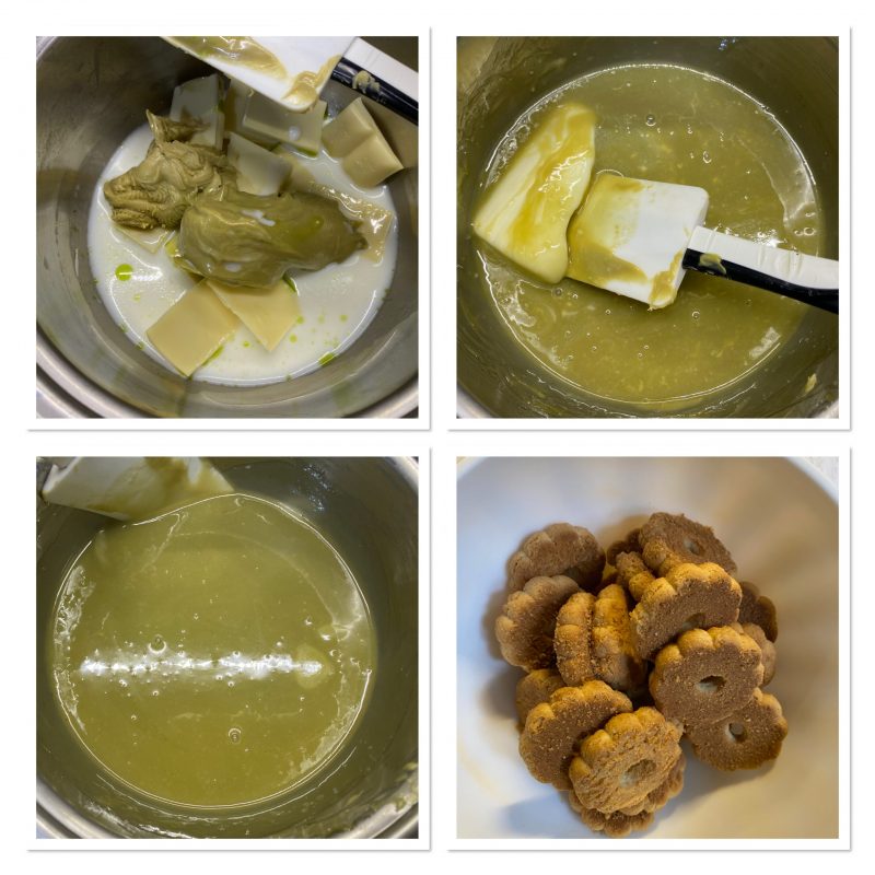 Salame di cioccolato al pistacchio fatto in casa