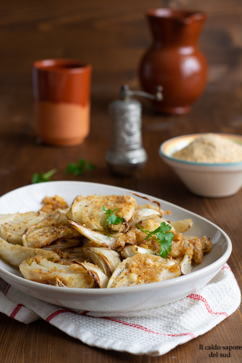 Finocchi gratinati al forno semplici