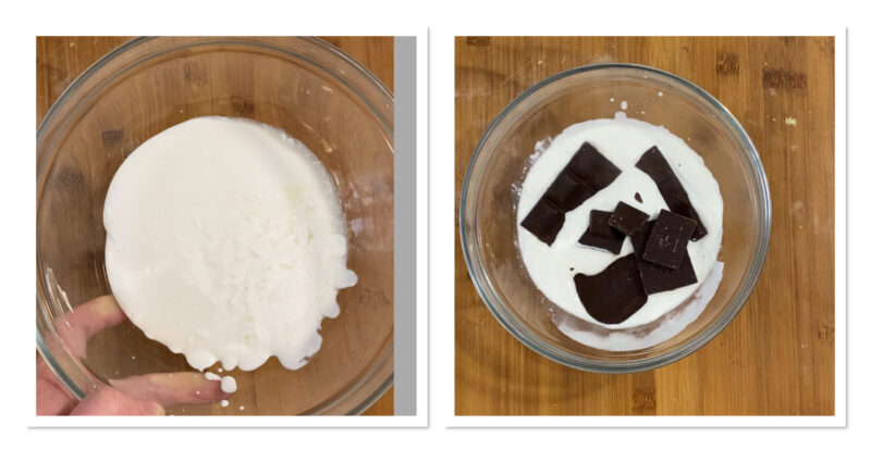 Crostata con ganache al cioccolato fondente fragole e kiwi