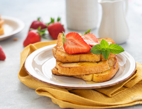 French toast con pane bianco in cassetta