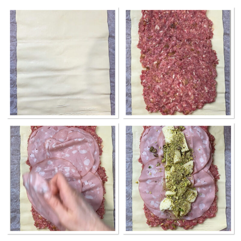 Polpettone in crosta con mortadella e pistacchio Blog di Il caldo