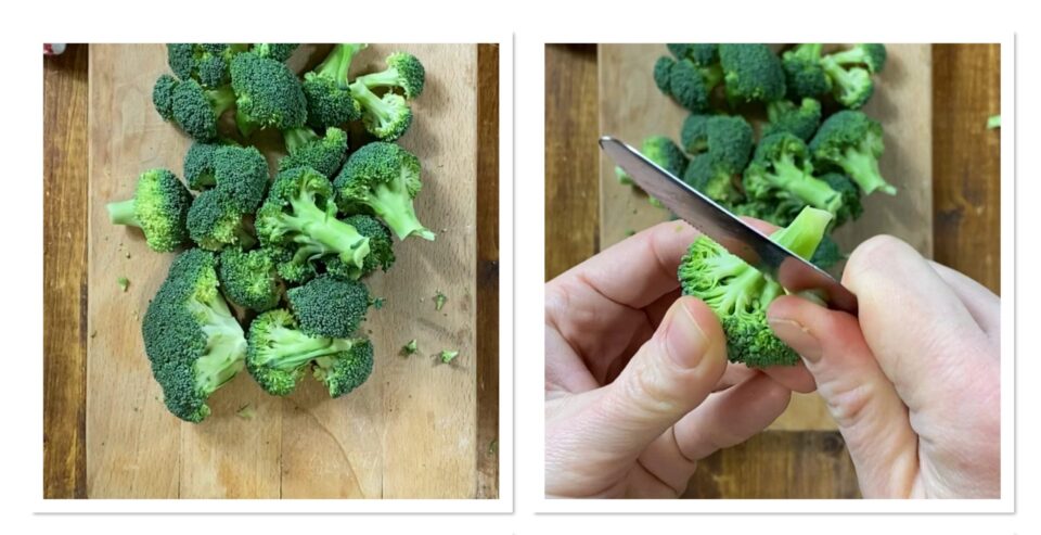 come pulire i broccoli