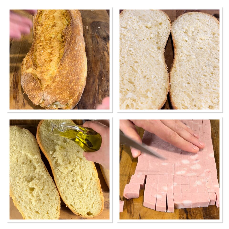 Bruschette mortadella e pistacchi Blog di Il caldo sapore del sud