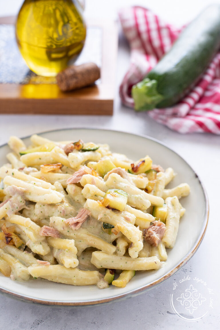 Pasta cremosa con zucchine e tonno - Blog di Il caldo sapore del sud