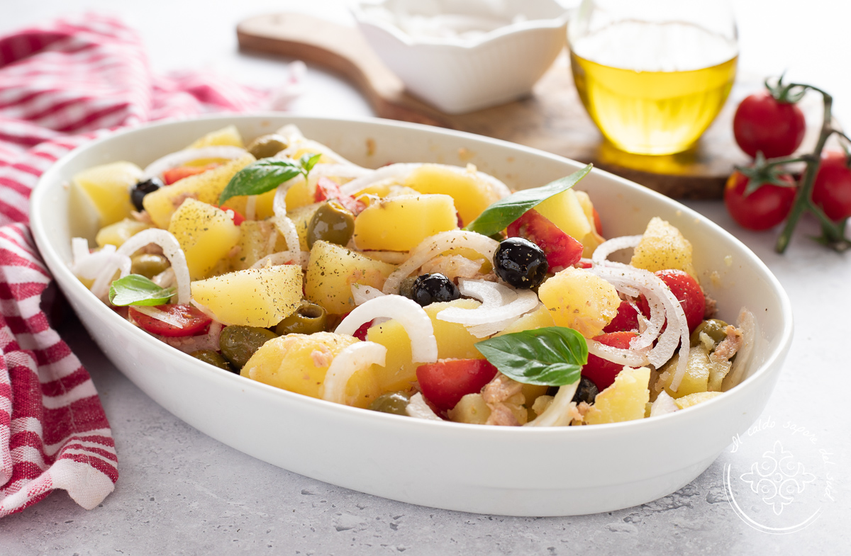 Insalata di patate Eoliana - Blog di Il caldo sapore del sud