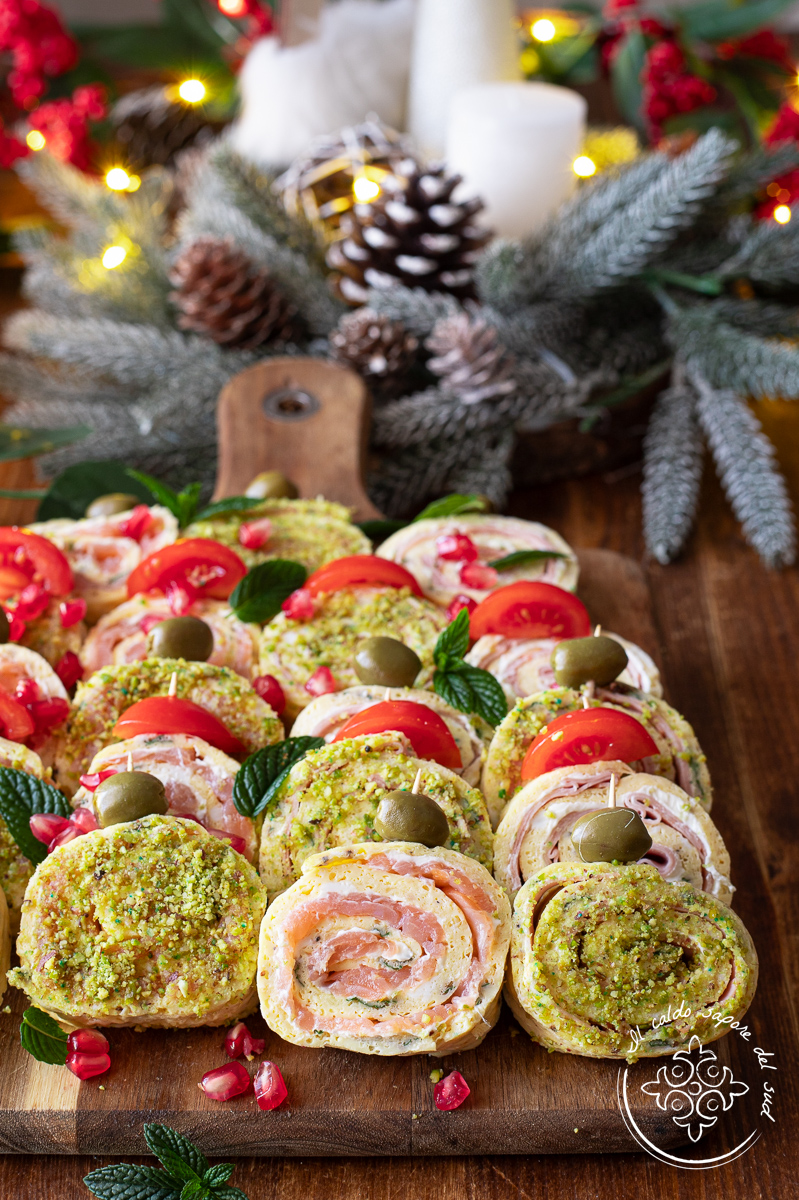 Rotolini di frittata farciti antipasto di Natale veloce Blog di Il