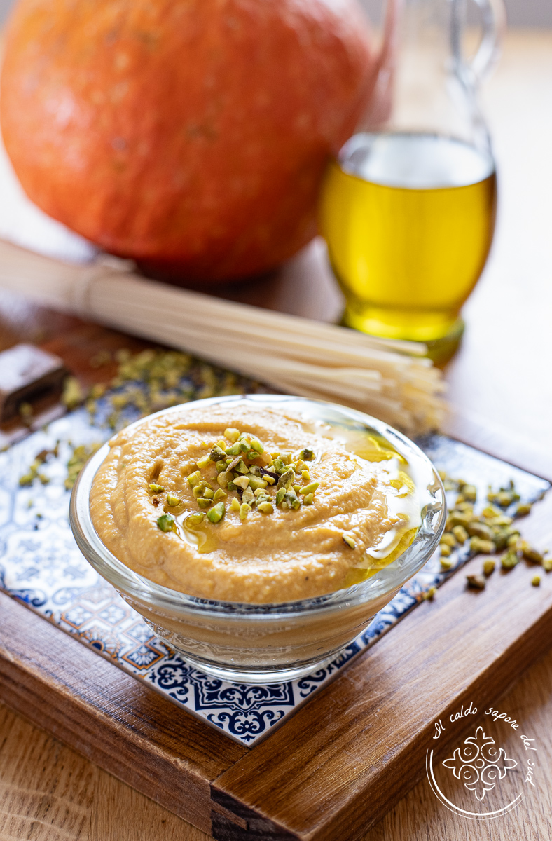 Crema di zucca e burrata, condimento per pasta sfizioso
