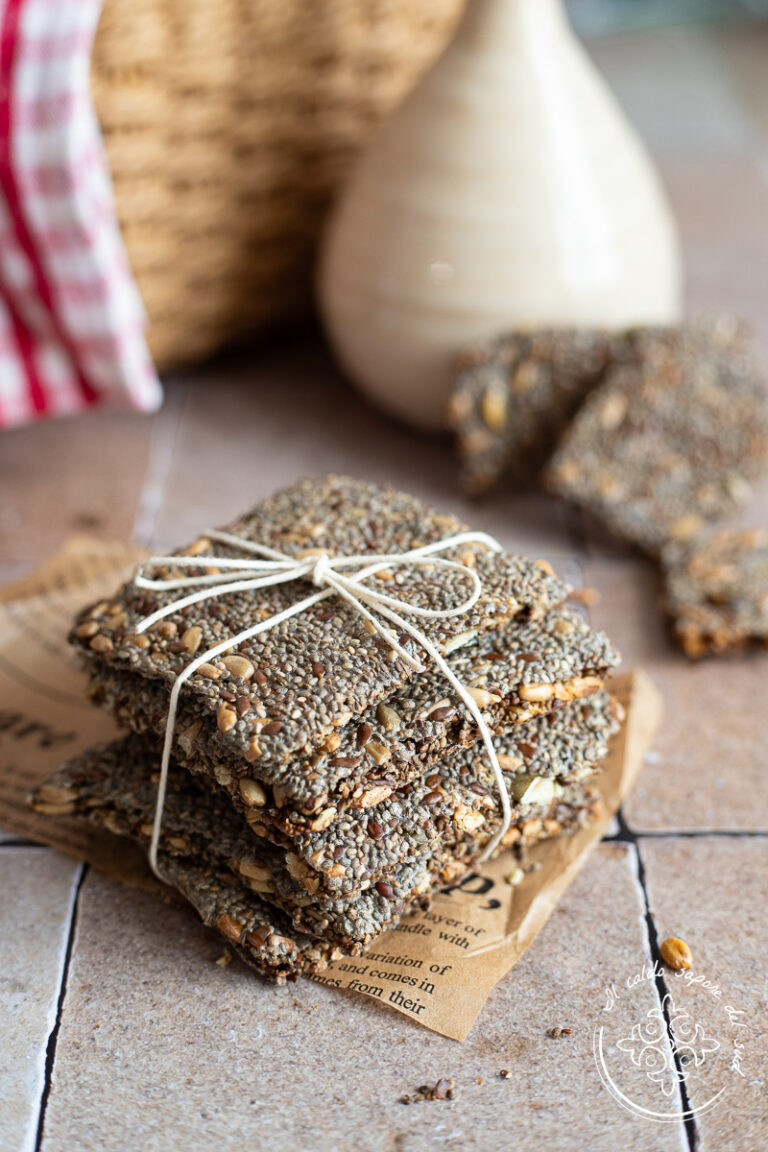 Cracker di semi misti la ricetta per uno snack sano, light e gustoso ...