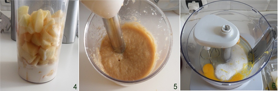 Torta di mele frullate ricetta con mele nell' impasto il chicco di mais 2
