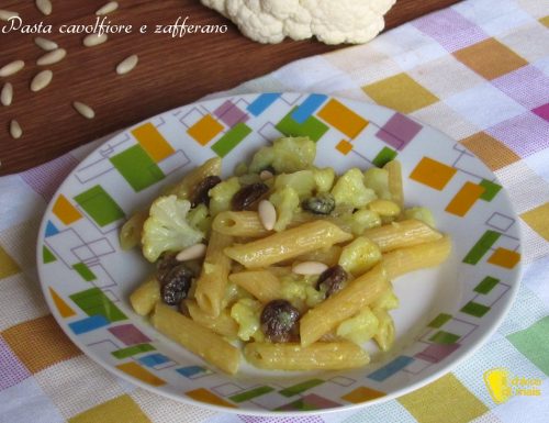 Pasta al cavolfiore e zafferano (ricetta siciliana)
