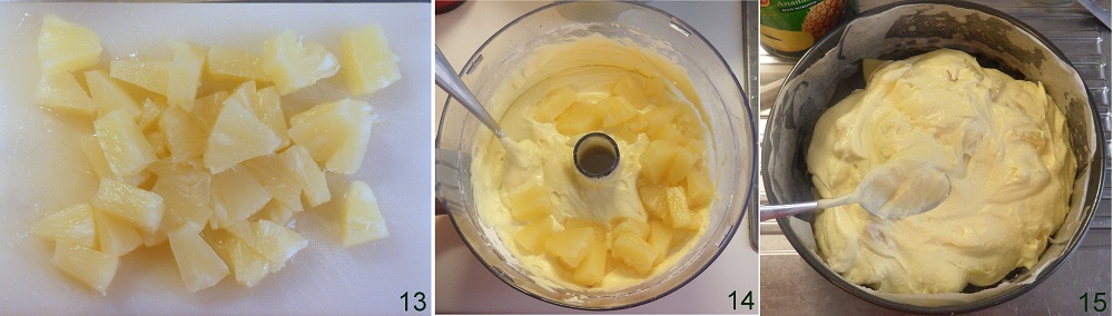 Torta all’ananas rovesciata ricetta dolce il chicco di mais 5 unire ananas