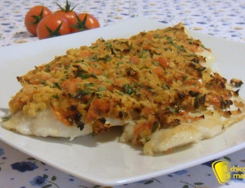Filetto di pesce gratinato (ricetta light)