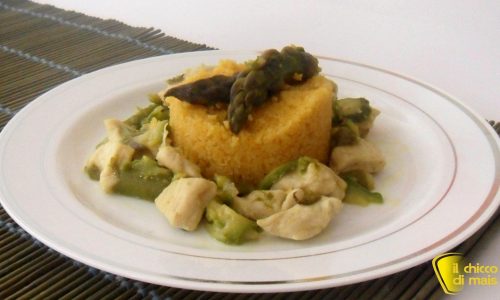 Couscous con pollo asparagi e zucchine (ricetta piatto unico)