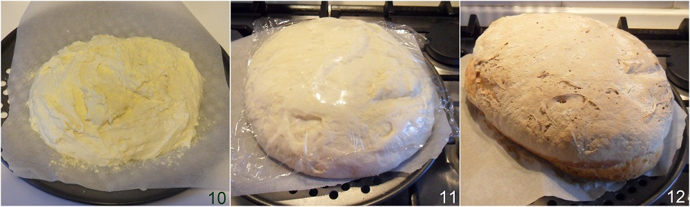 Pane senza glutine con folding nella ciotola il chicco di mais 4