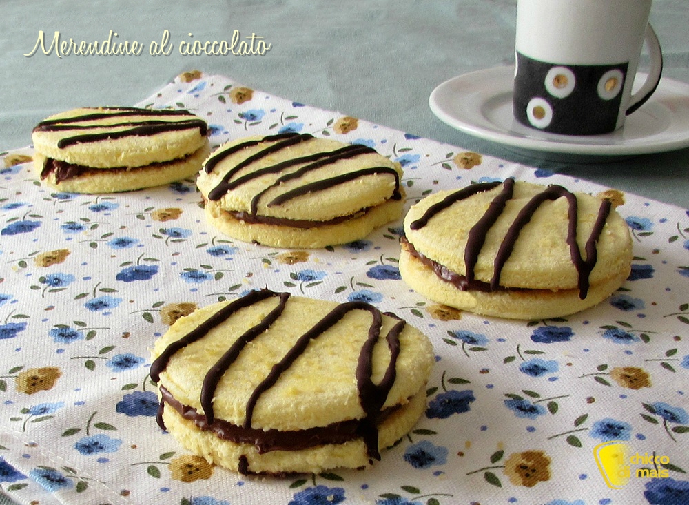 Merendine con gocce di cioccolato - PasticcianDolce passione