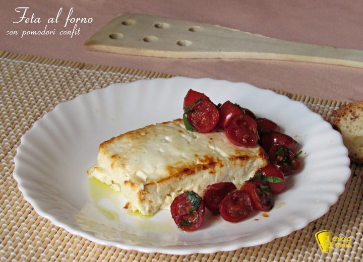 Feta al forno con pomodori confit ricetta feta cotta il chicco di mais