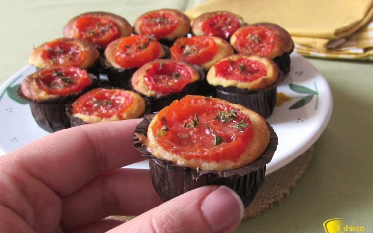 Mini muffin salati ai pomodorini, ricetta