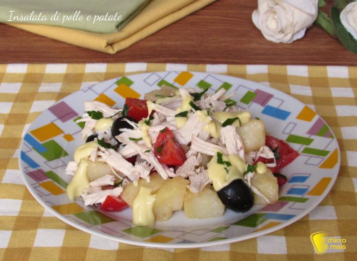 insalata di pollo e patate ricetta estiva il chicco di mais