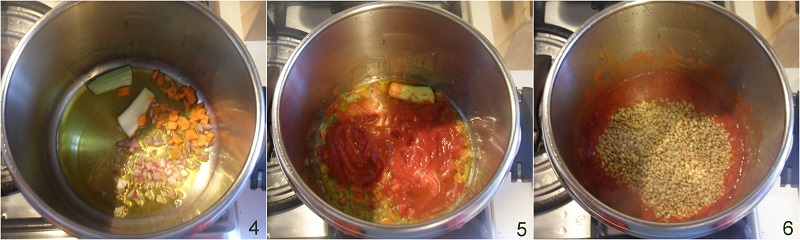 lenticchie in umido nella pentola a pressione ricetta veloce il chicco di mais 2 preparare il sugo